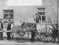 Schmiede Hirsch mit Munitionswagen 1915